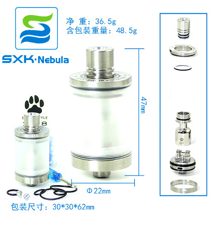 Atomizor Doggystyle 2K18 RTA SS 316 – Clona SXK