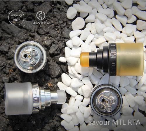 Atomizor-Savour-MTL-RTA-by-3CVape-Silver